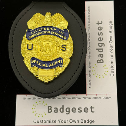 Citizenship and Immigration Services Customizable Number Movie prop badges