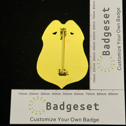 U.S.CUSTOMS RETIRED SPECIAL AGENT Customizable Number Movie prop badges