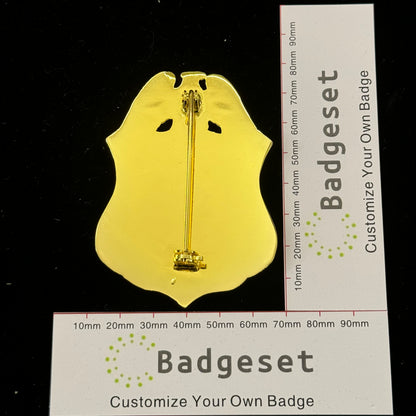 US Chief CBP Replica Badge Movie Props