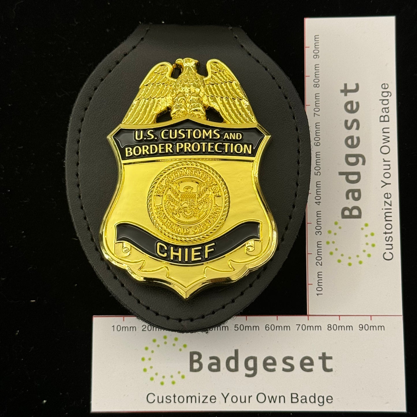 US Chief CBP Replica Badge Movie Props