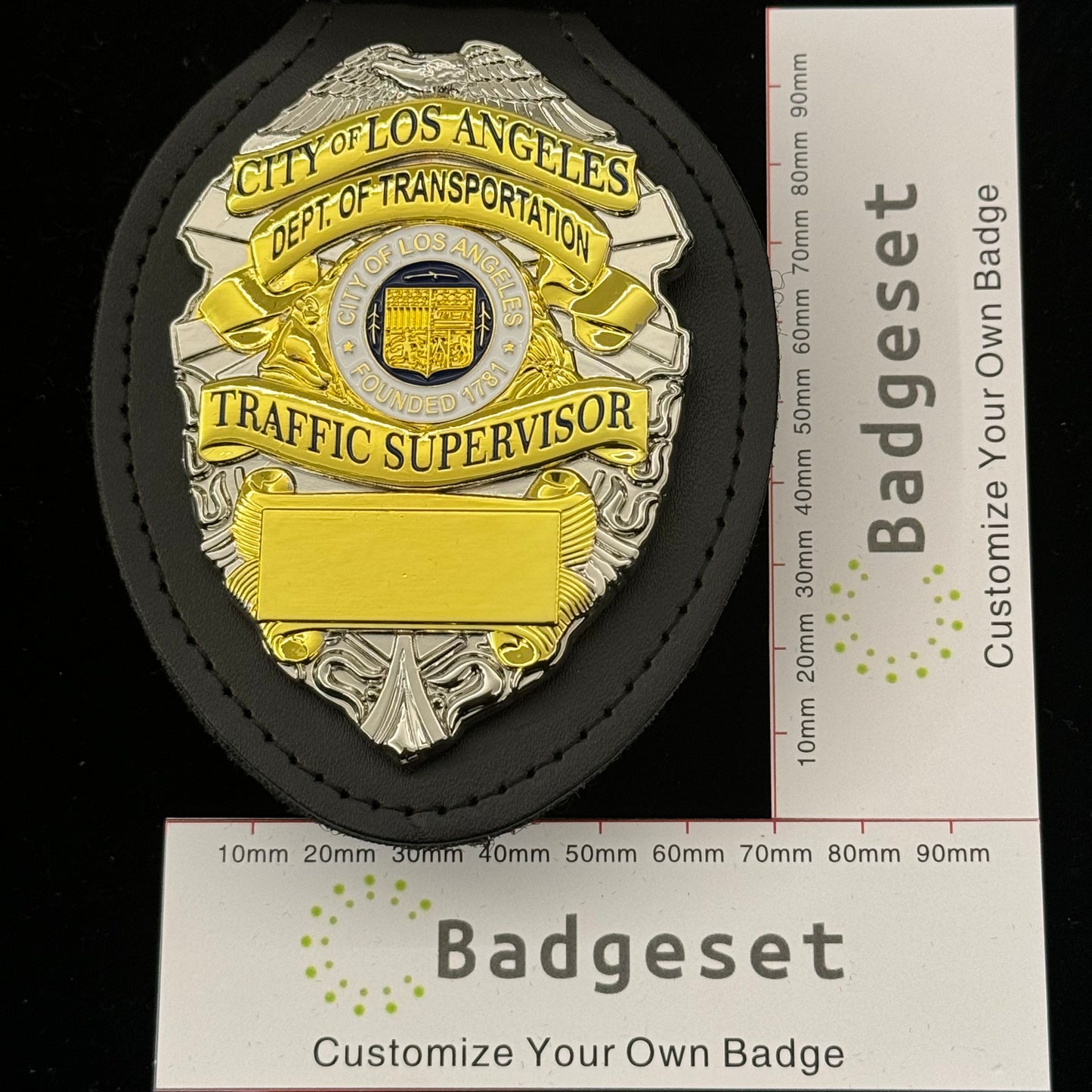ロサンゼルス市交通局交通監督官バッジ カスタマイズ可能な番号