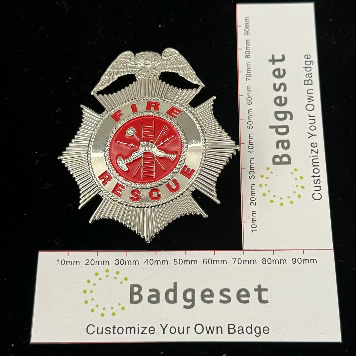 Fire Rescue Badge Replica Movie Props