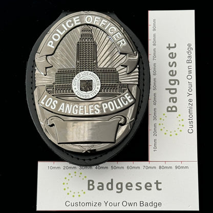 LAPD Los Angeles Police Office Customizable Number Movie prop badges