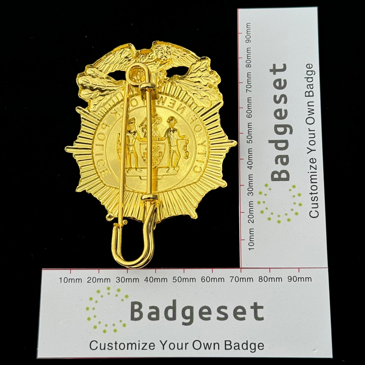 US New York Polise Chief Of Internal Affairs Badge Movie Props