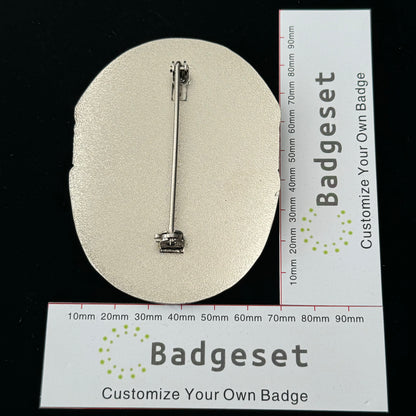 LAPD Los Angeles Police Office Badge Customizable Number