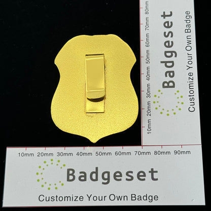 ICE RETIRED SPECIAL AGENT Customizable Number Movie prop badge