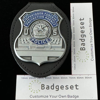 Insignia de policía de la Agencia de Protección de la Fuerza del Pentágono de EE. UU., réplica de utilería de película, personalizable