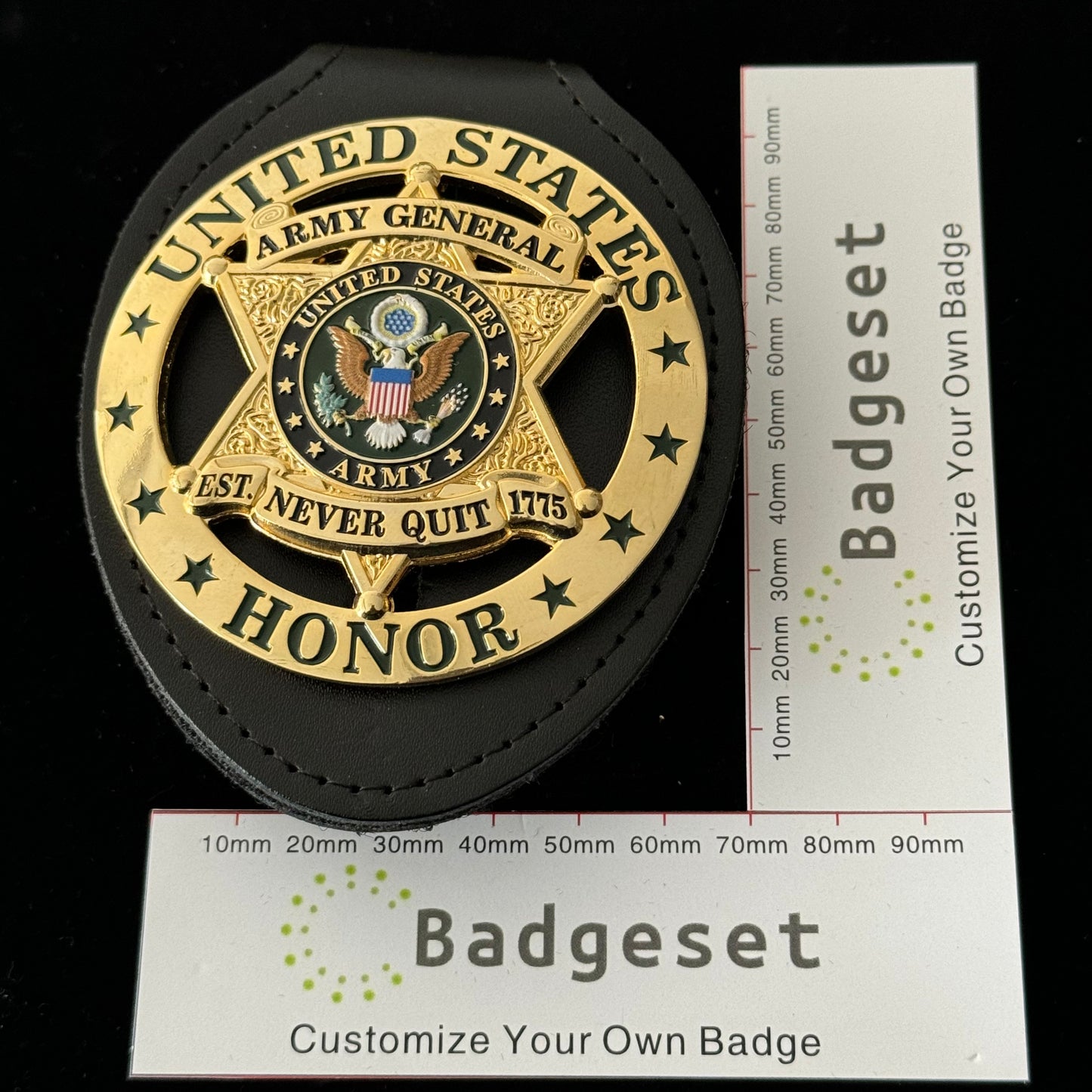 U.S. ARMY GENERAL HONOR BADGE Replica Movie Props