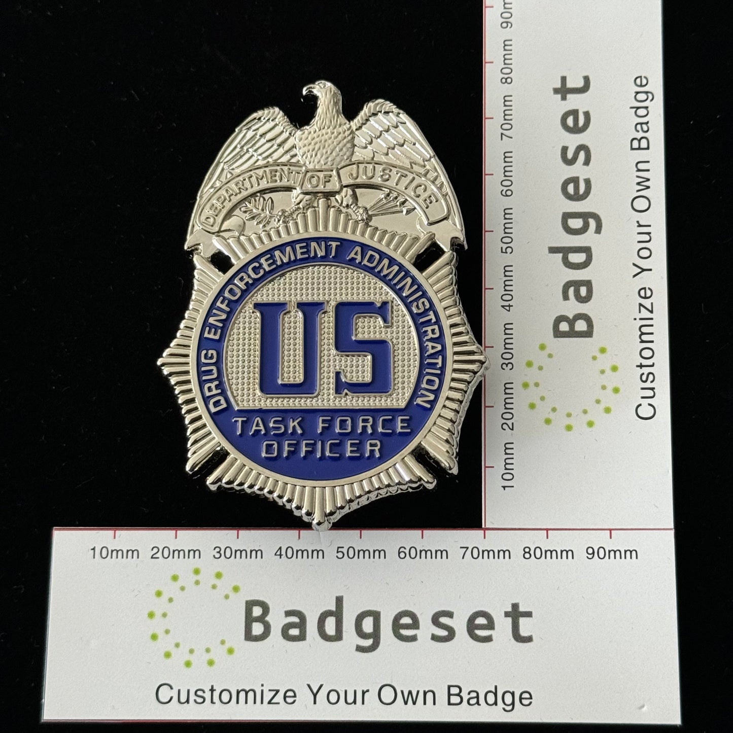 US Task Force Officer DEA TFO Replica Badge Movie Props