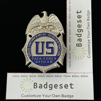 US Task Force Officer DEA TFO Replica Badge Movie Props