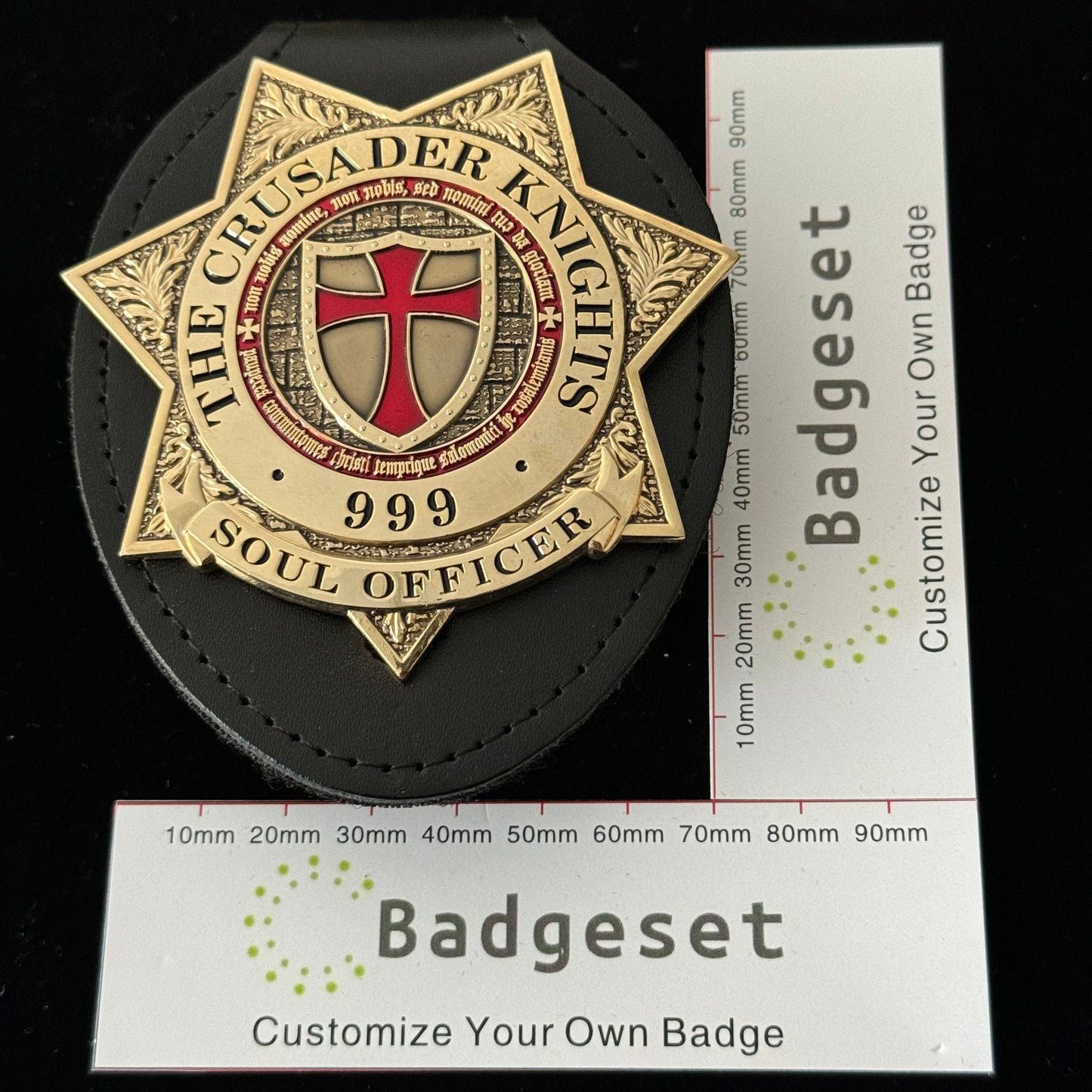 THE CRUSADER KNIGHTS SOUL OFFICER 999 BADGE Replica Movie Props