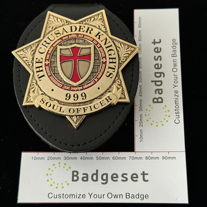 THE CRUSADER KNIGHTS SOUL OFFICER 999 BADGE Replica Movie Props