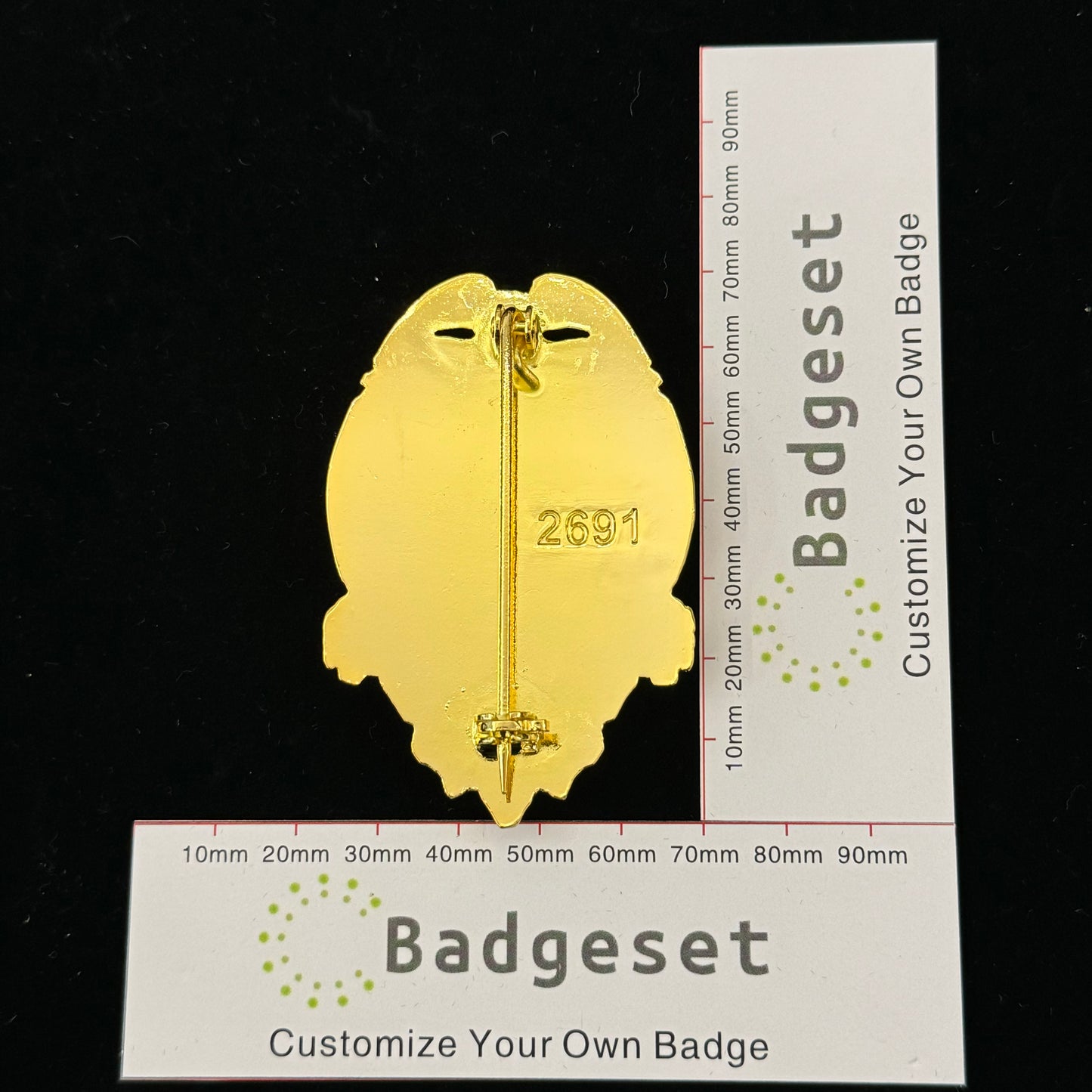 U.S.California Dept.Of Justice Special Agent Supervisor Replica Movie Props Badge