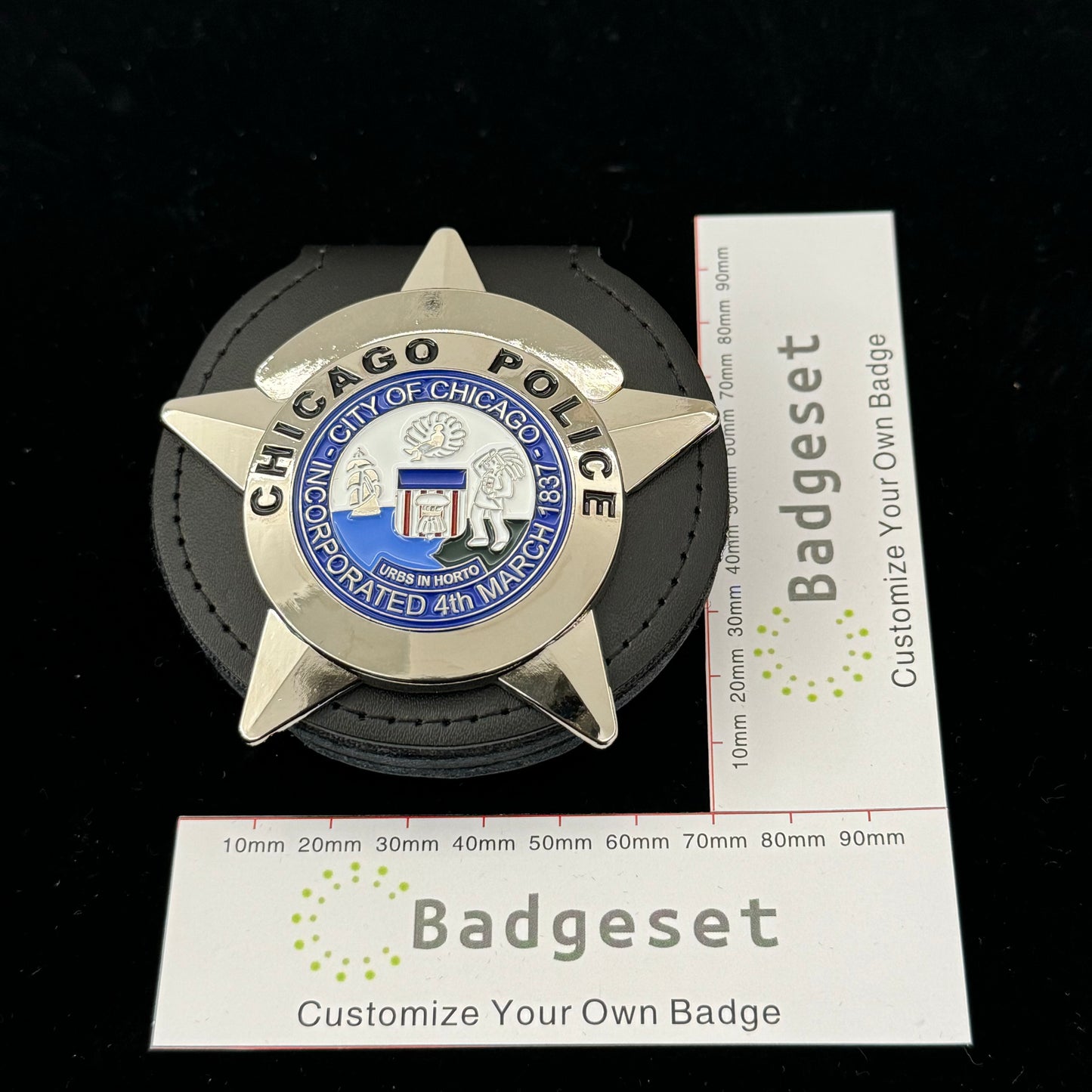 シカゴ警察官 CPD バッジ カスタマイズ可能な番号