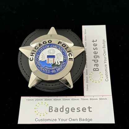 シカゴ警察官 CPD バッジ カスタマイズ可能な番号