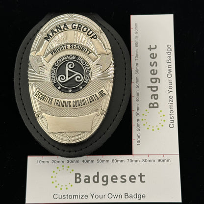 MANA GROUP Security Training Consultants.Inc insignia Utilería de cine Personalizar número