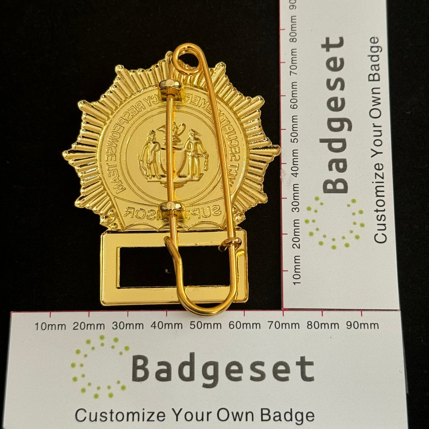 NYCT SUPERVISOR Badge Replica Movie Props Customizable Number