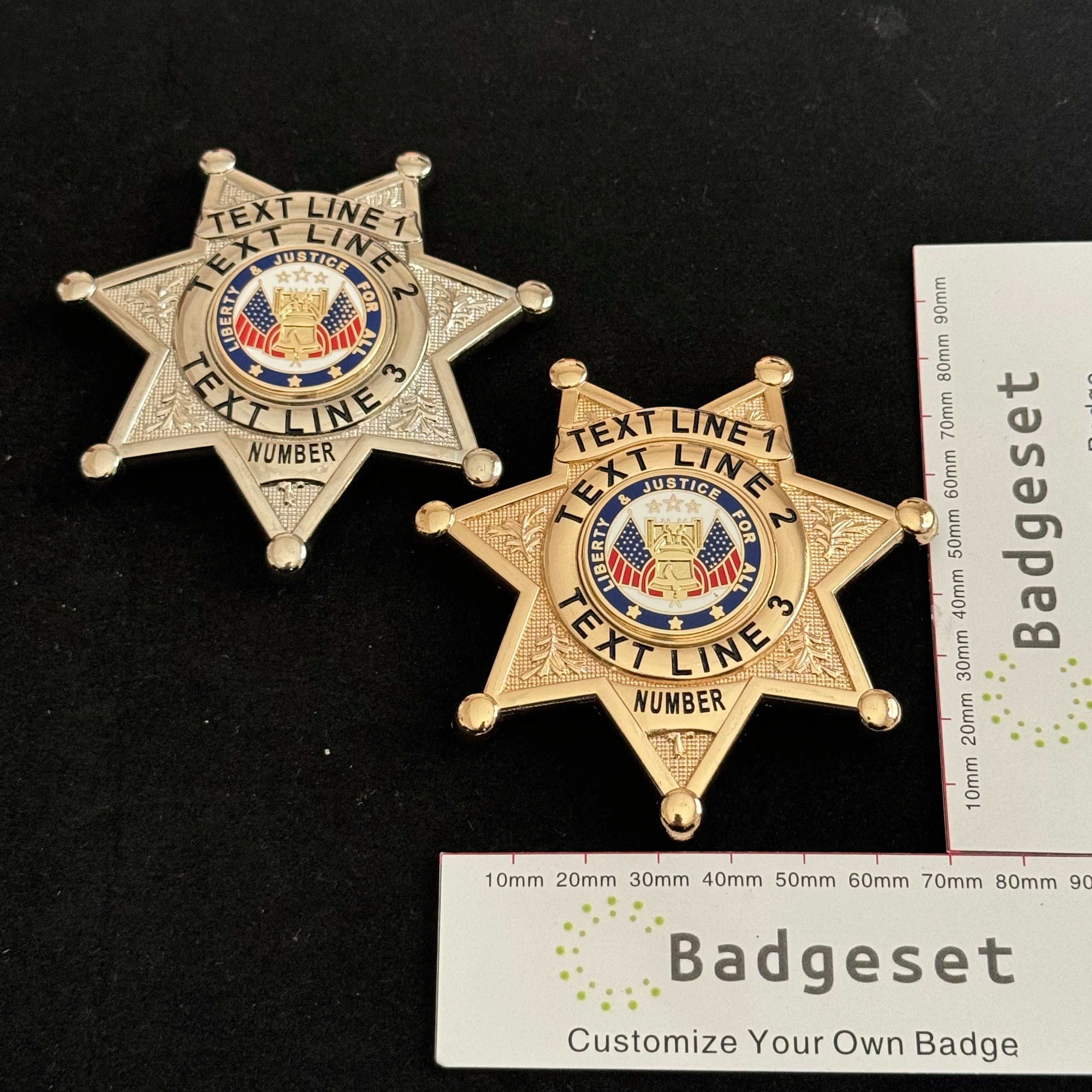 Customizable Badge BA33 – Badgesets