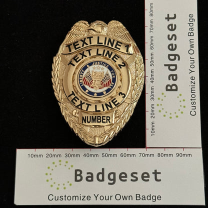 Customizable Badge BA34