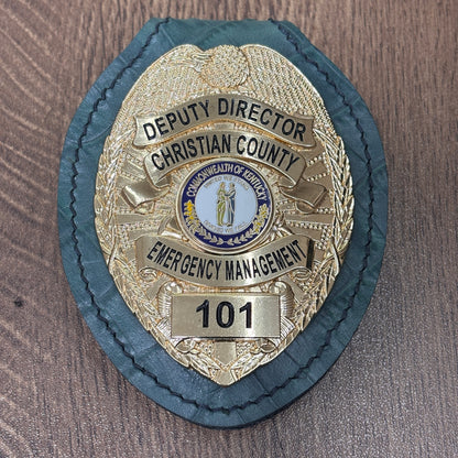 Soporte para placa de policía negro-BH09