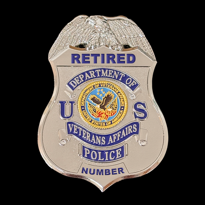 US Department of Veterans Affair Polizeiabzeichen Replik Film Requisiten anpassbar