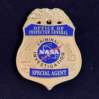 NASA Criminal Investigation Office Of Inspector General Special Agent Badge Replik, Filmrequisiten