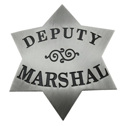 US Marshal Deputy Retro Sternform USMS Abzeichen Replik Filmrequisiten