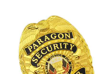 US White House Paragon Security Officer Badge Replica Movie Props Customizable number