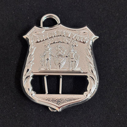 Réplique d'insigne de police de New York NYPD, accessoires de cinéma, numéro personnalisable