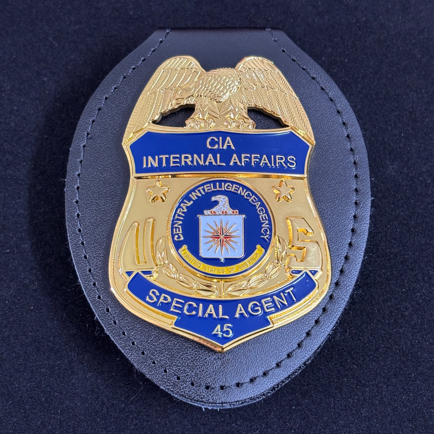 US CIA Internal Affairs Special Agent Badge Replik, Filmrequisiten 45