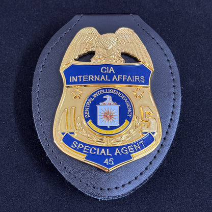 US CIA Internal Affairs Special Agent Badge Replik, Filmrequisiten 45