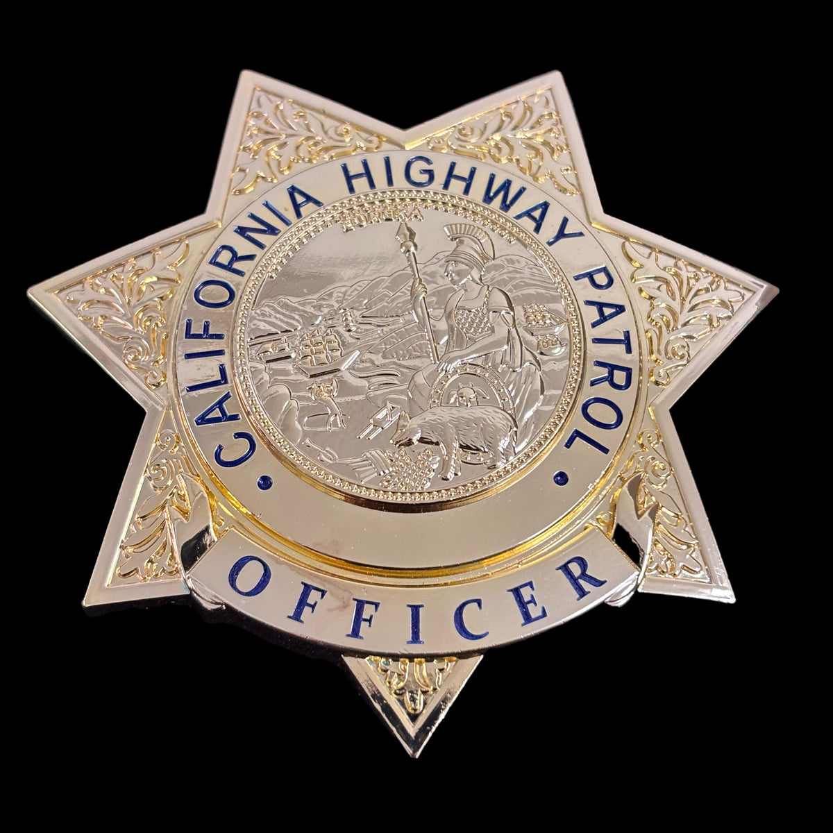 US CHP Officer California Highway Patrol Badge Replica Movie Props Cus ...