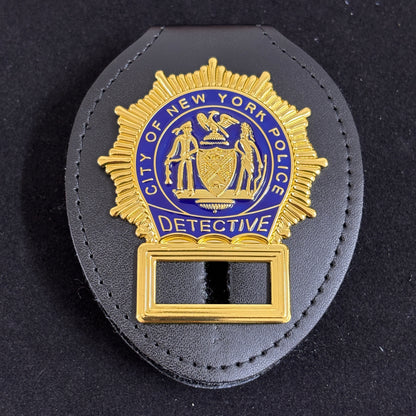 NYPD New York Polizei Detektiv Abzeichen Replik Film Requisiten anpassbare Nummer