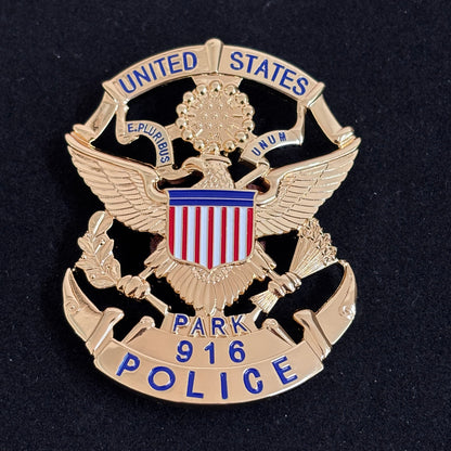 Réplique de l'insigne USPP de la police des parcs américains, accessoire de film 916