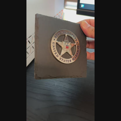 US Marshal Special Deputy badge Plaques Law Enforcement Award & Recognition Collectible gifts retirement memorial