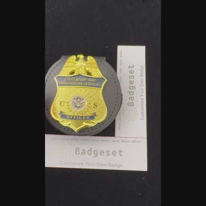 US Citizenship And Immigration Services Dep. Of Homeland Security Badge