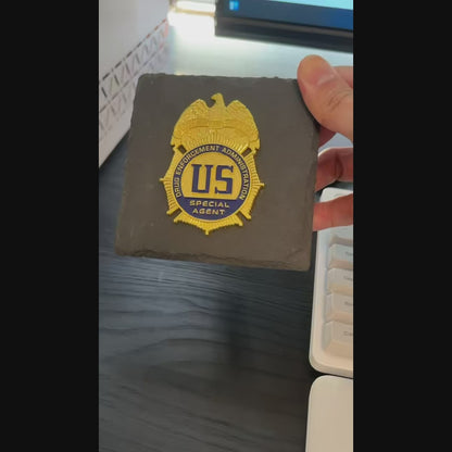 DEA Special Agent badge Plaques Law Enforcement Award & Recognition Collectible gifts retirement memorial