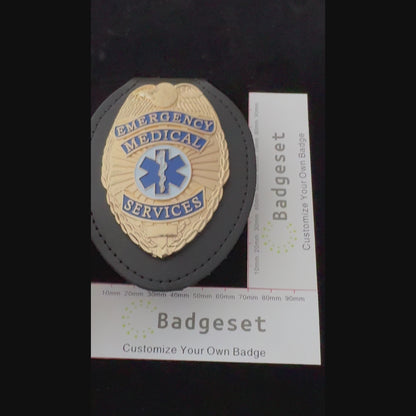 Emergency Medical Services Badge Replica Movie Props