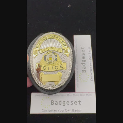ブルームフィールド警察バッジ カスタマイズ可能な番号 カスタマイズ可能なバッジ