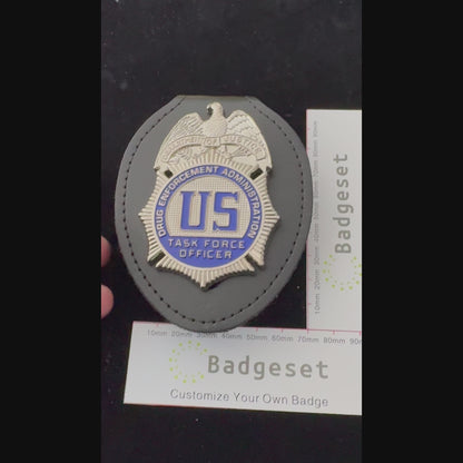 US Task Force Officer DEA TFO Replica Badge Movie Props
