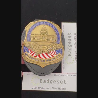 Inauguration Of The President Of US Metropolitan Police D.C. BADGE 1993