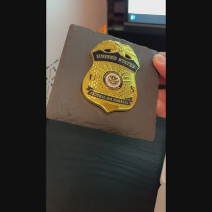 US DHS TSA FAM Federal Air Marshal Badge Plaques Law Enforcement Award & Recognition Collectible gifts retirement memorial
