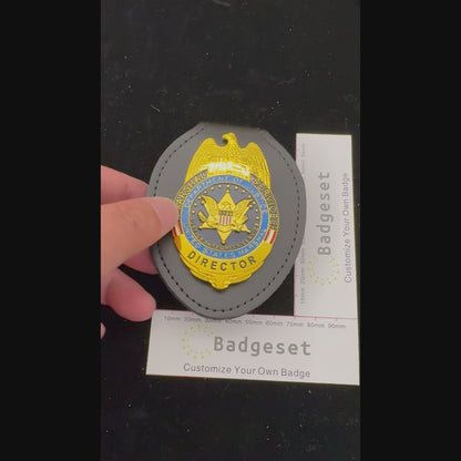 US Marshal Service Director USMS Badge Replica Movie Props