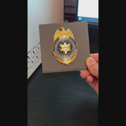 US Marshal Service Supervisory Deputy Eagle Badge Plaques Law Enforcement Award & Recognition Collectible gifts retirement memorial