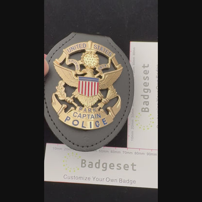 Captain US Park Police Badge  USPP Replica Movie Props