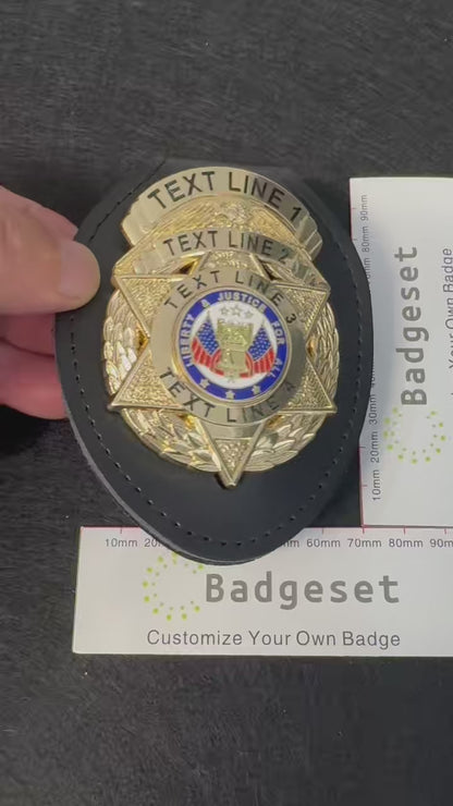 Customizable Badge BA40
