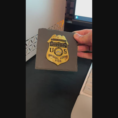 US DEPARTMENT OF TREASURY Badge Plaques Law Enforcement Award & Recognition Collectible gifts retirement memorial