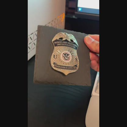 US HSI TFO Task Force Officer Badge Plaques Law Enforcement Award & Recognition Collectible gifts retirement memorial