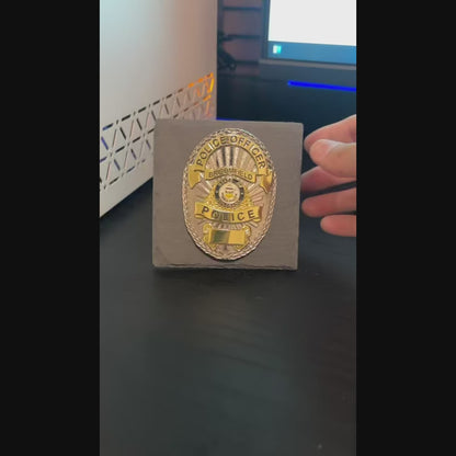 Broomfield police badge Desk Decor,Law Enforcement Award & Recognition Collectible gifts retirement memorial