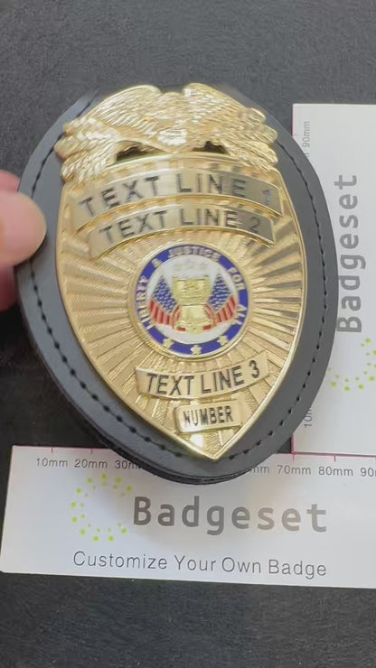 Customizable Badge BA42